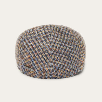 Linen/Cotton Houndstooth Driver Cap | Stetson Multicolor Houndstooth