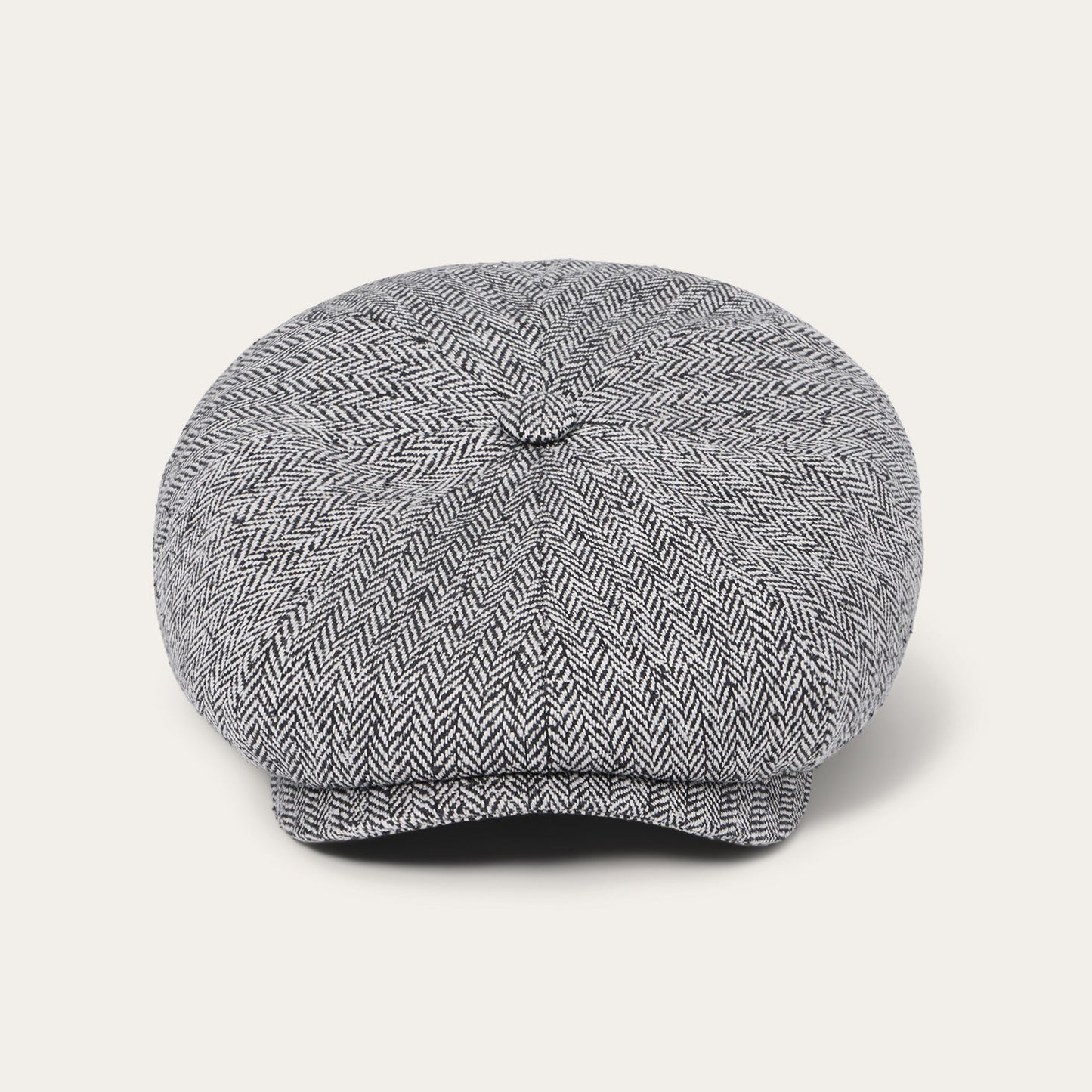 Herringbone Silk Hatteras | Stetson Black Herringbone