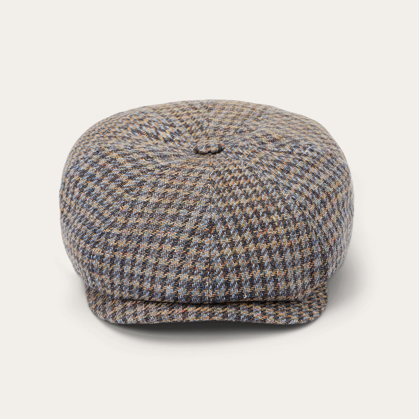 Linen/Cotton Houndstooth Hatteras | Stetson Multicolor Houndstooth