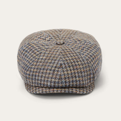 Linen/Cotton Houndstooth Hatteras | Stetson Multicolor Houndstooth