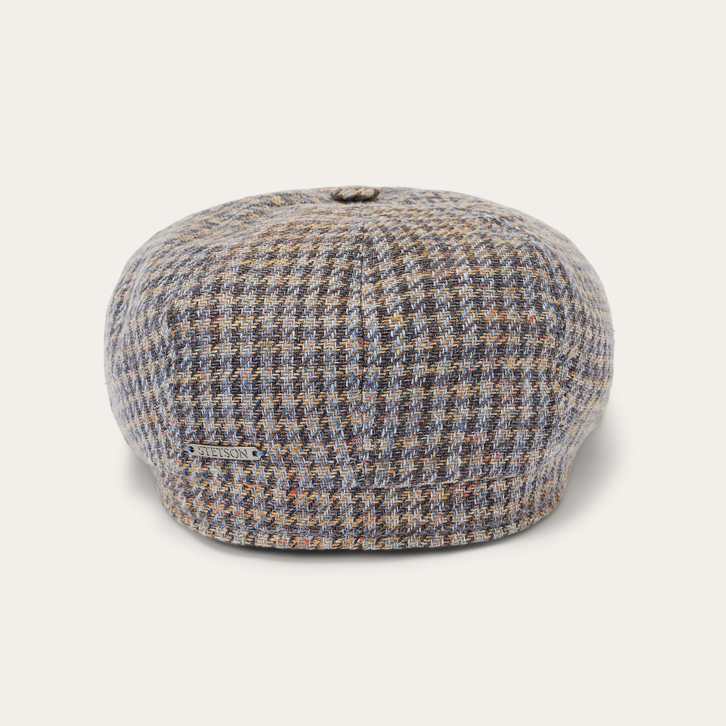 Linen/Cotton Houndstooth Hatteras | Stetson Multicolor Houndstooth