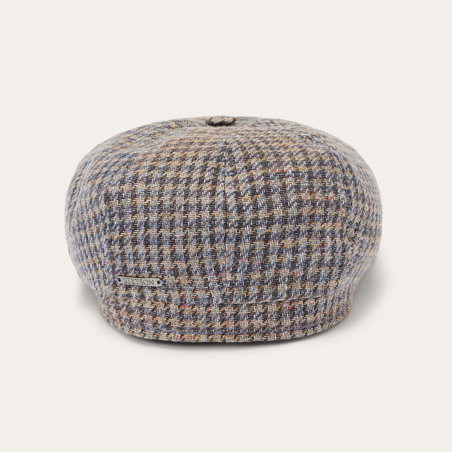 Linen/Cotton Houndstooth Hatteras | Stetson Multicolor Houndstooth