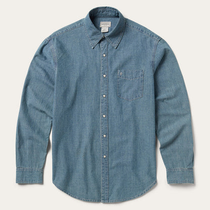 Chambray Denim Shirt | Stetson Blue