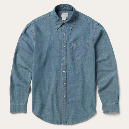 Chambray Denim Shirt | Stetson Blue