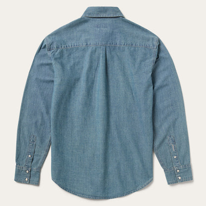 Chambray Denim Shirt | Stetson Blue