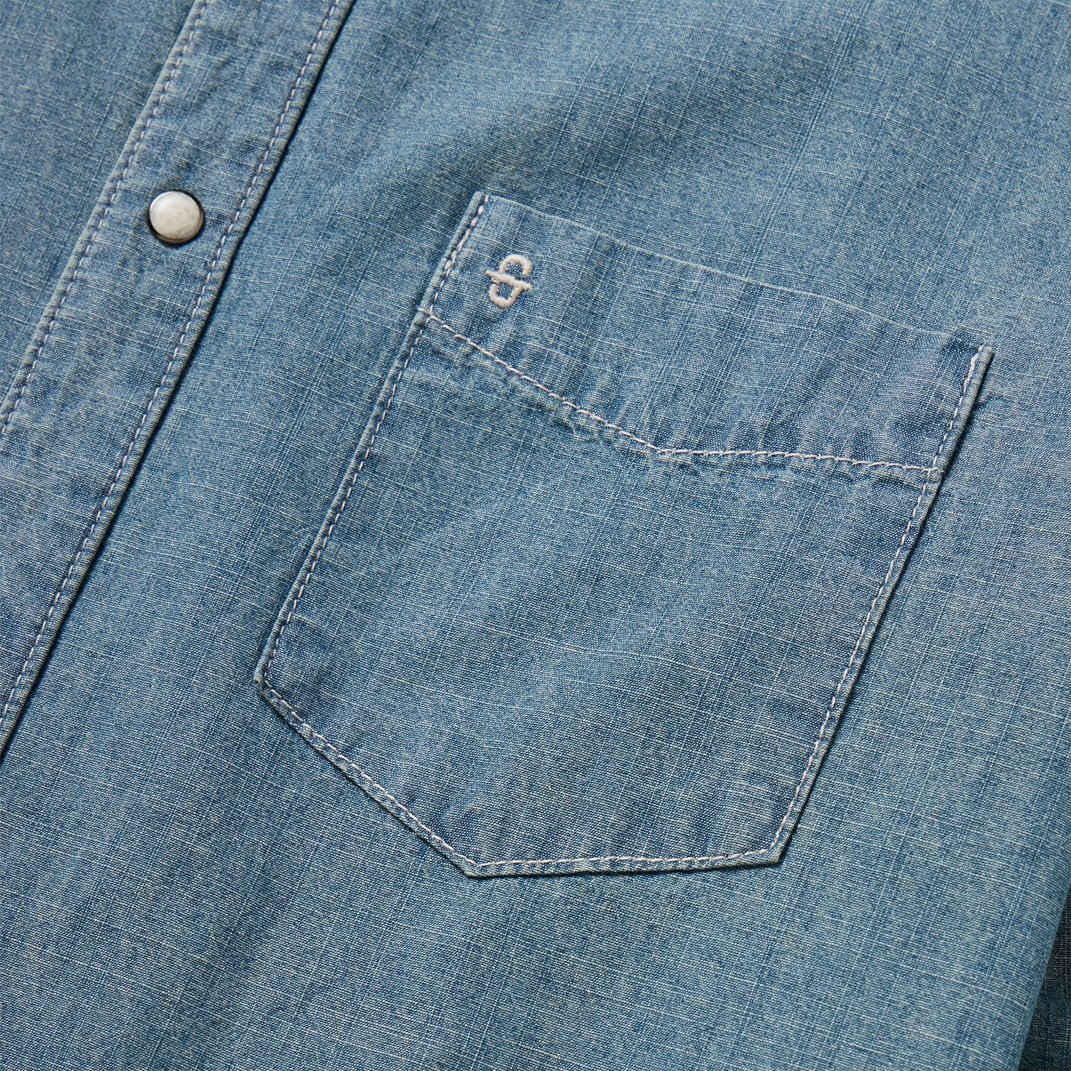 Chambray Denim Shirt | Stetson Blue