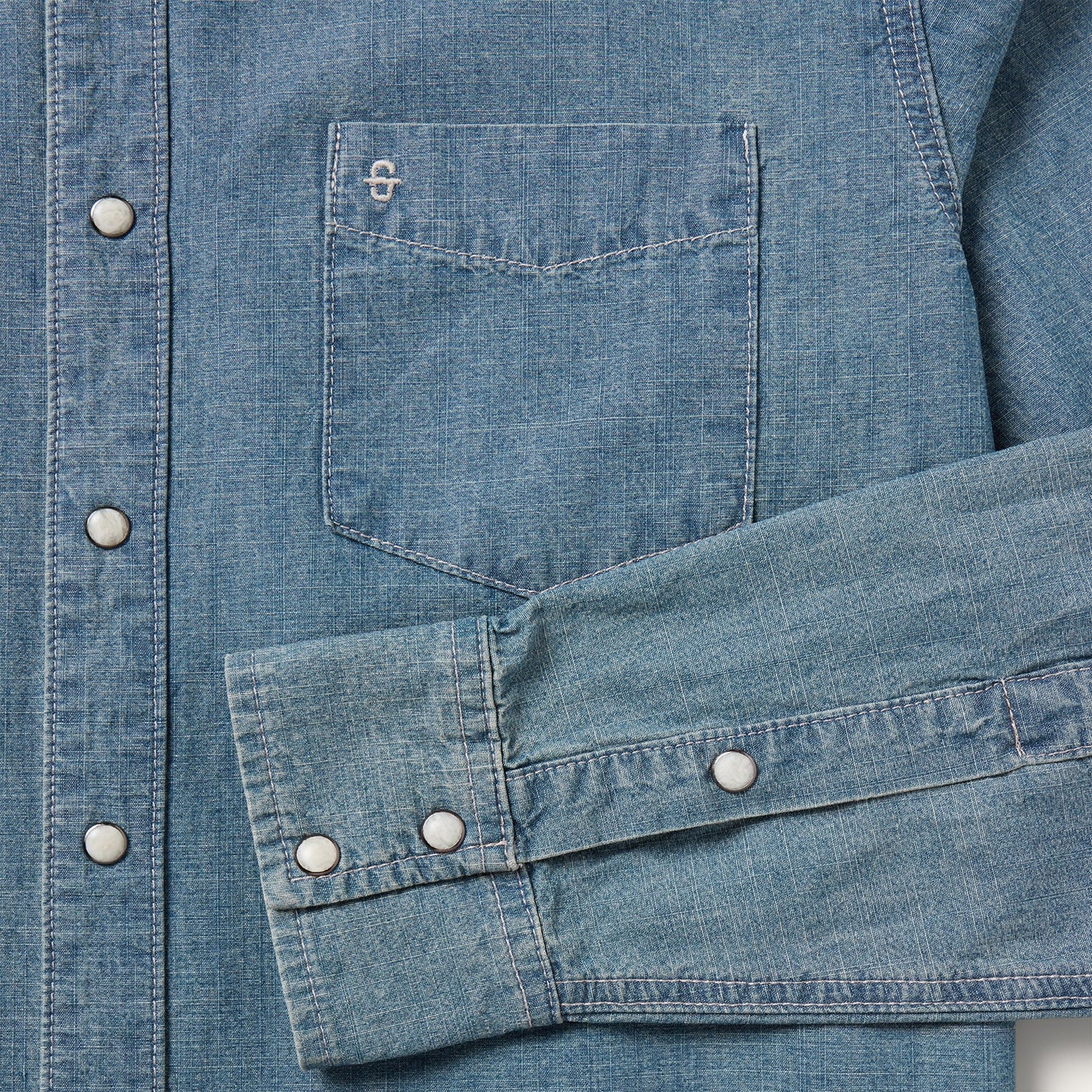 Chambray Denim Shirt | Stetson Blue