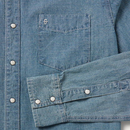 Chambray Denim Shirt | Stetson Blue