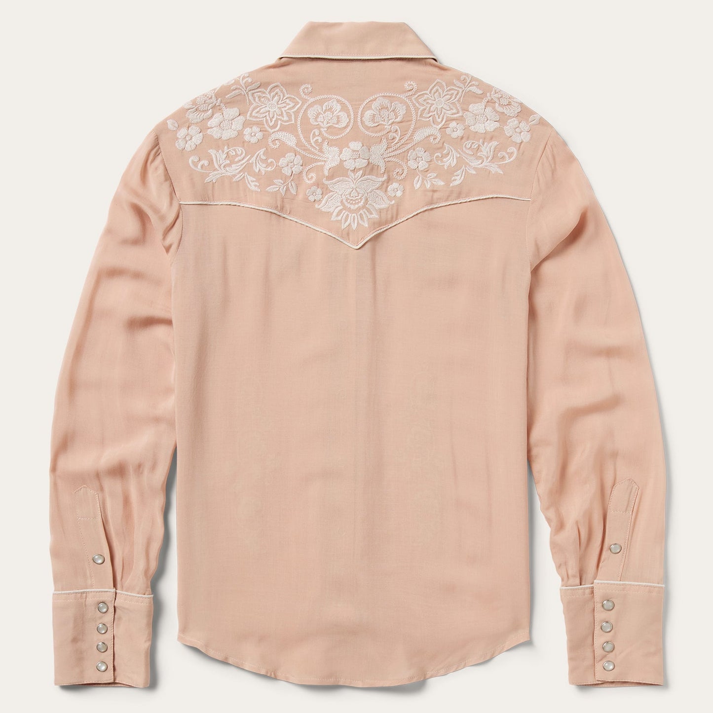 Blush Embroidered Western Shirt | Stetson Pink