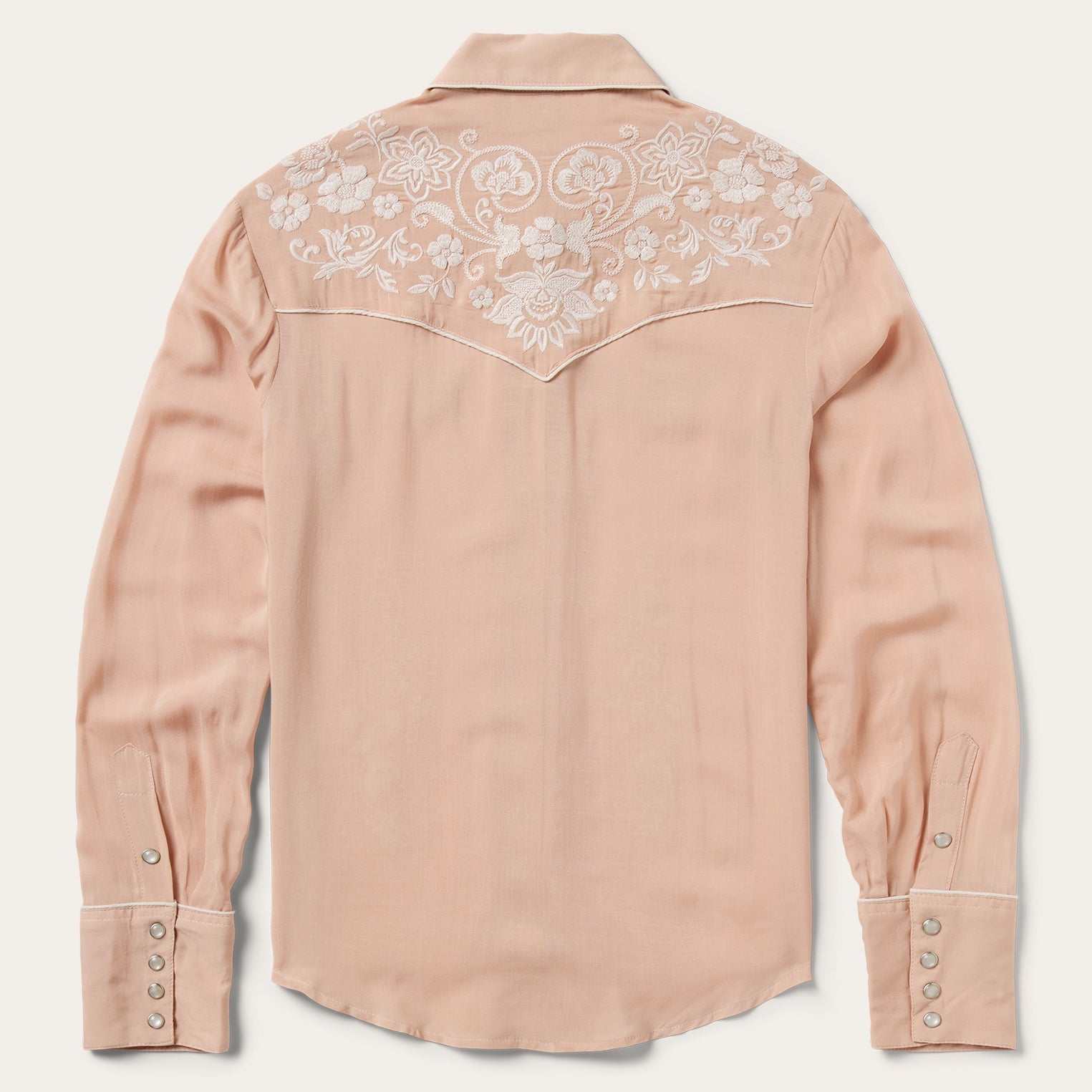 Blush Embroidered Western Shirt | Stetson Pink