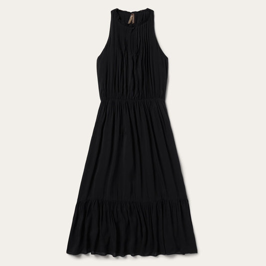 Solid Sleeveless Prairie Dress | Stetson Black