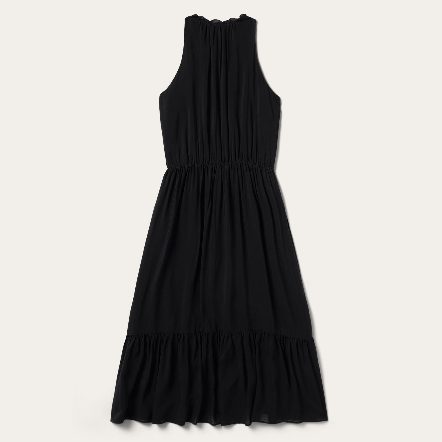 Solid Sleeveless Prairie Dress | Stetson Black