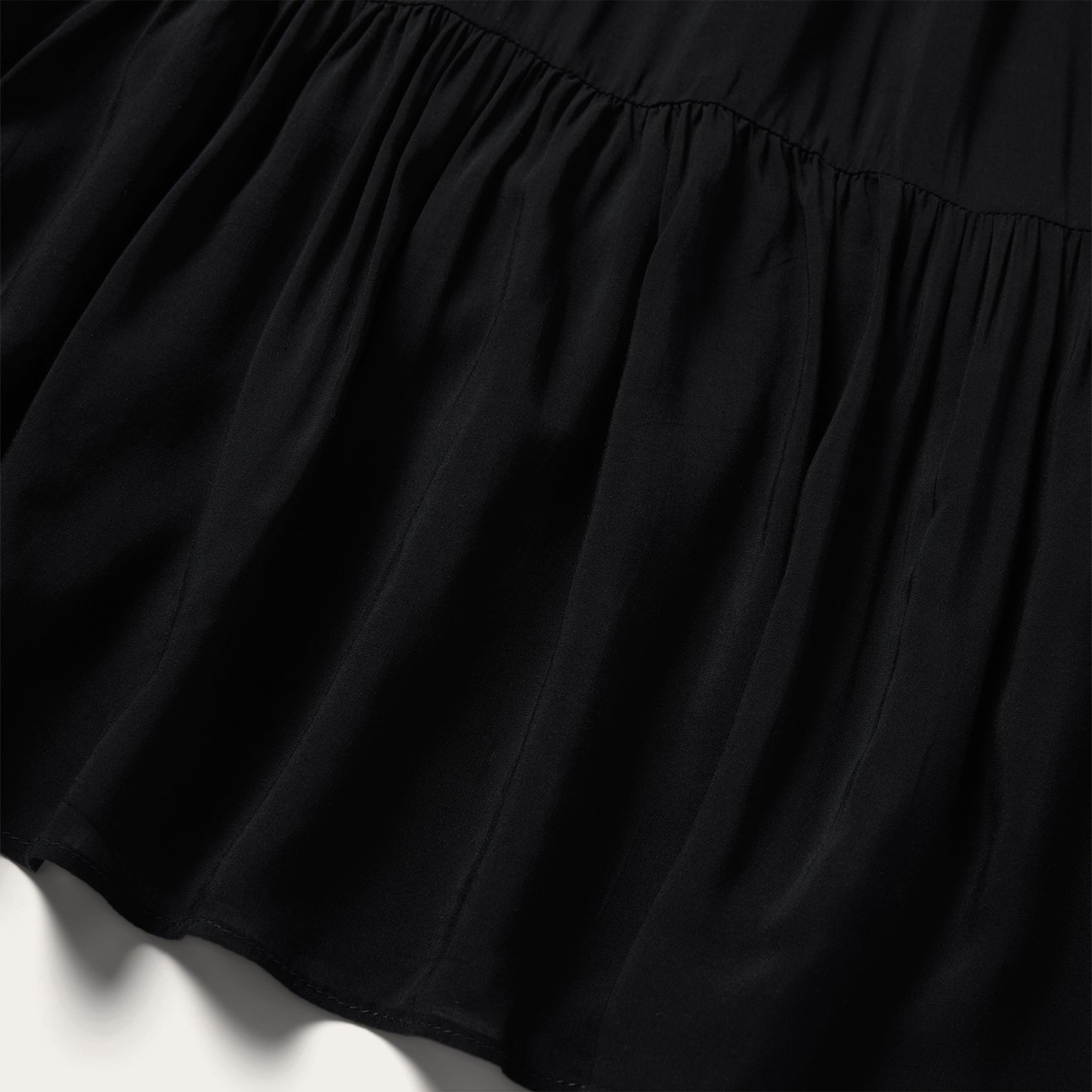 Solid Sleeveless Prairie Dress | Stetson Black