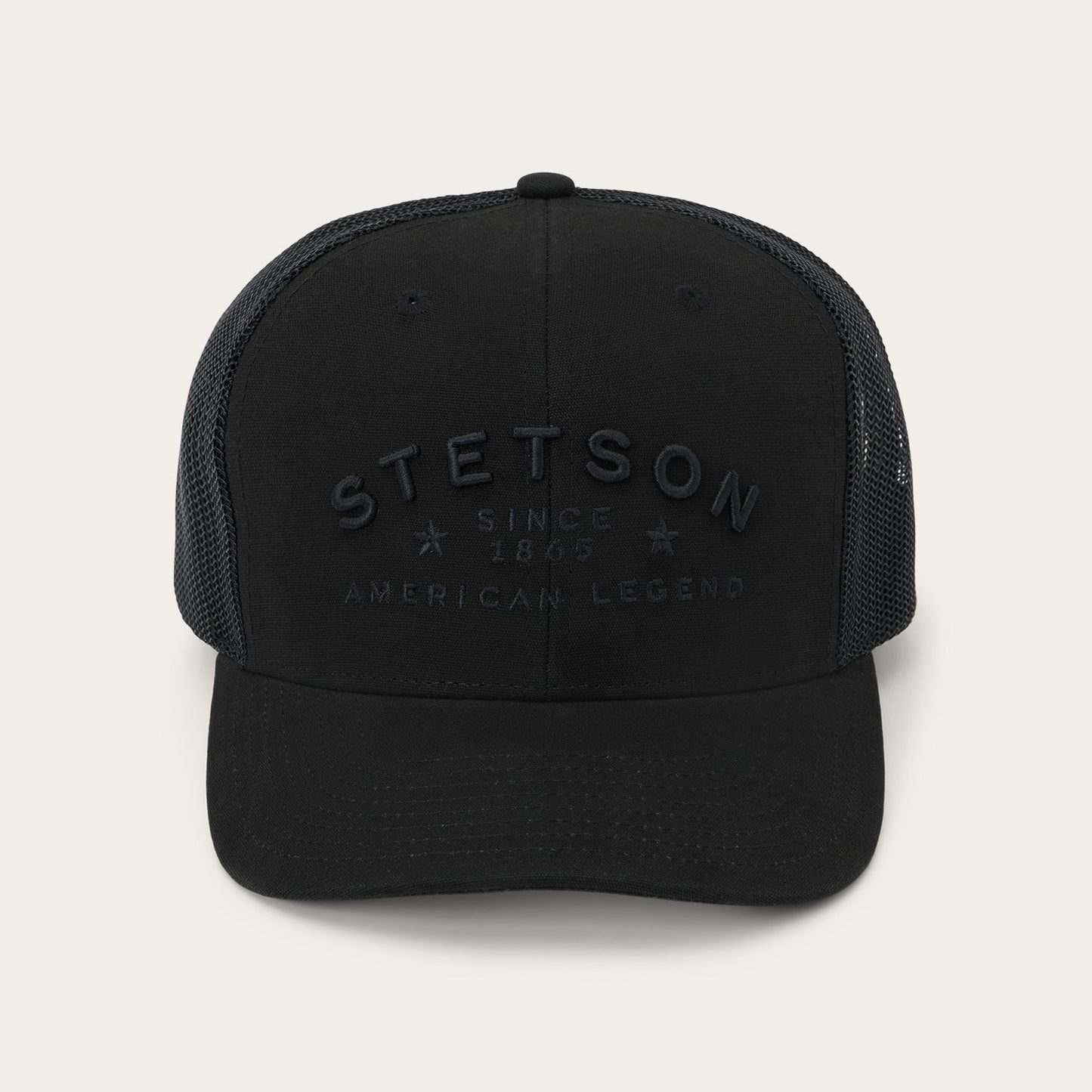 American Legend Trucker Cap | Stetson Black/Black