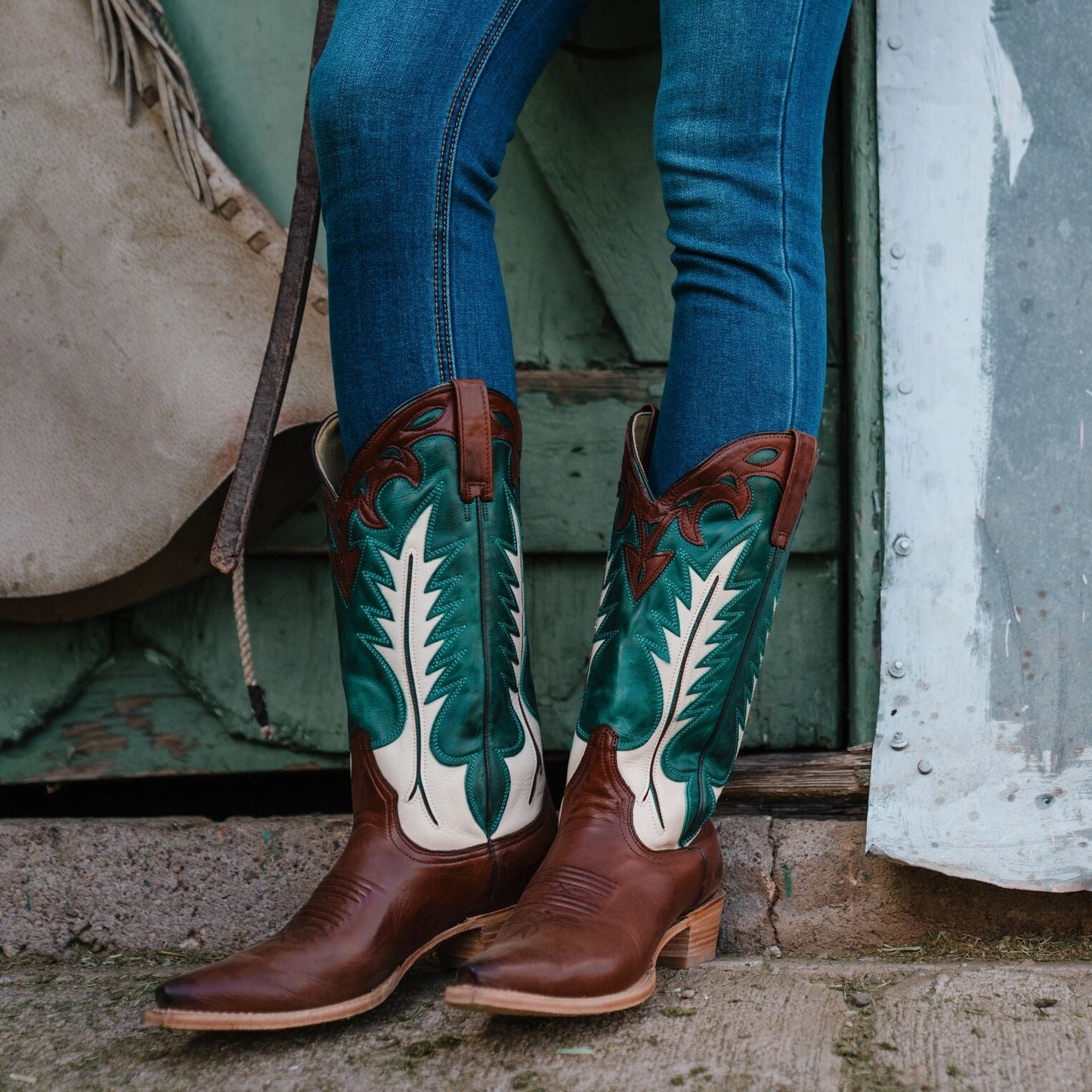 Jess Boots | Stetson Turquoise