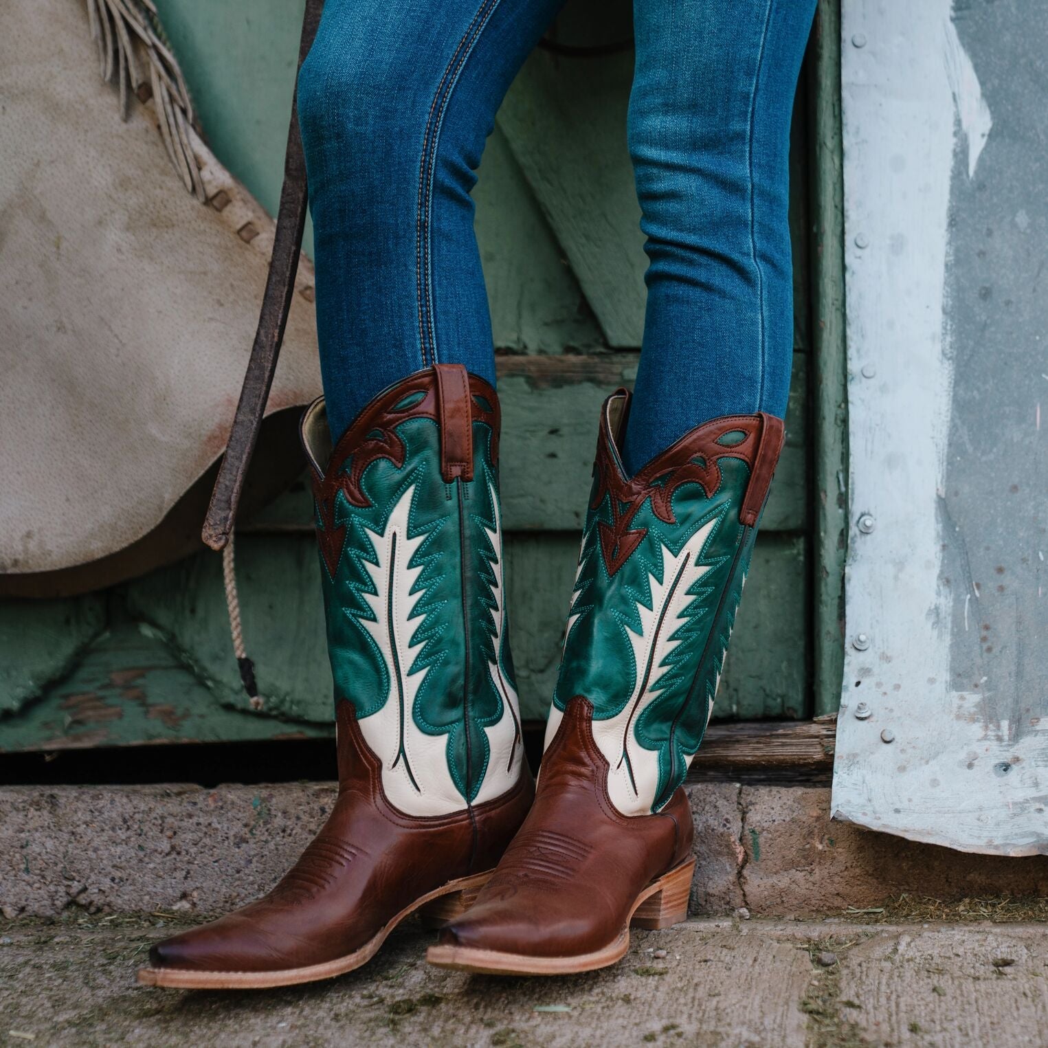 Jess Boots | Stetson Turquoise