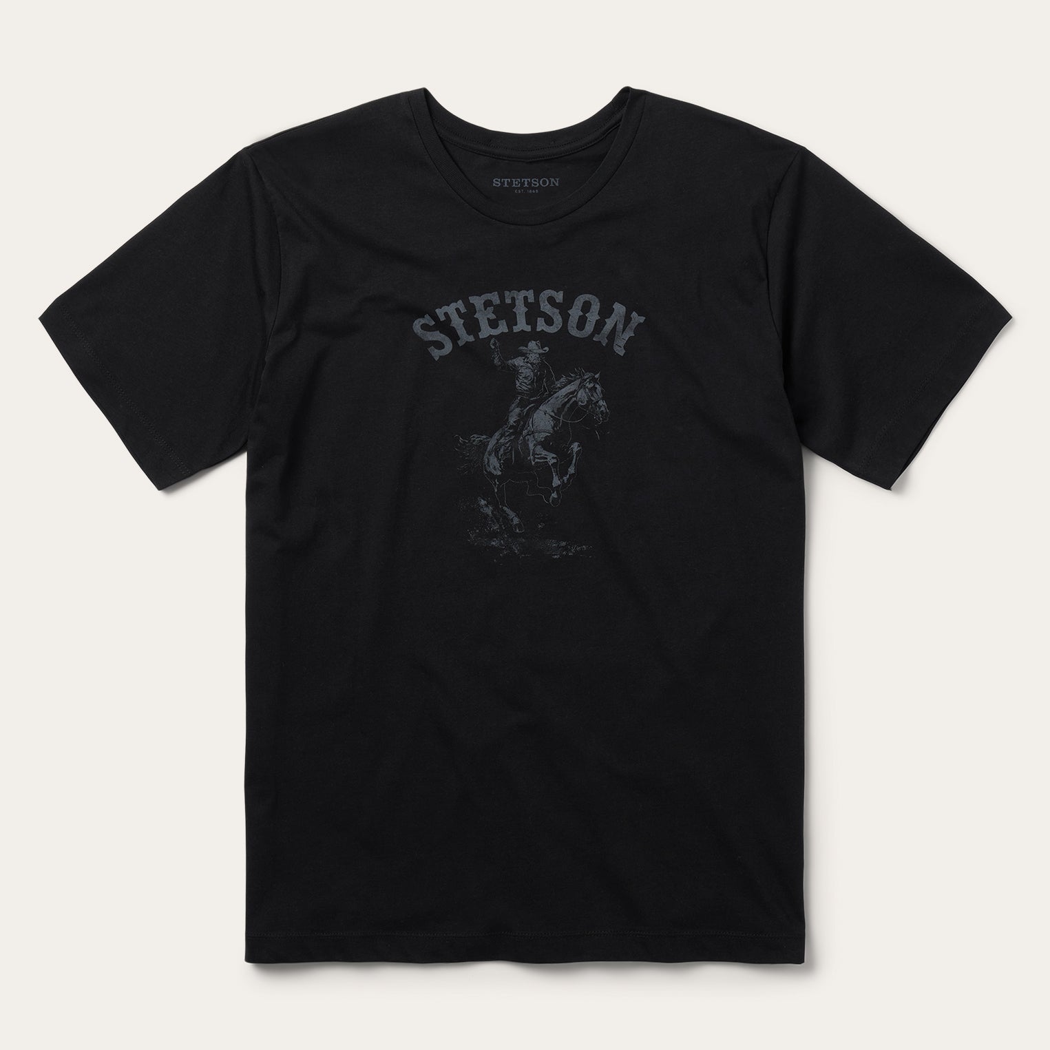 Bronco Rider Graphic Tee | Stetson Black