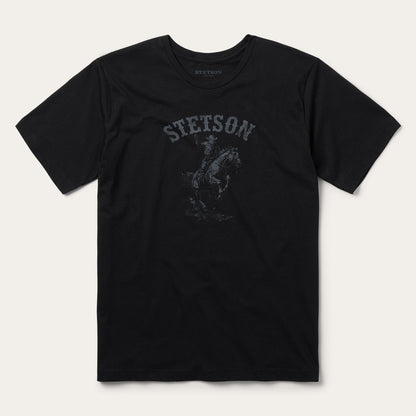 Bronco Rider Graphic Tee | Stetson Black