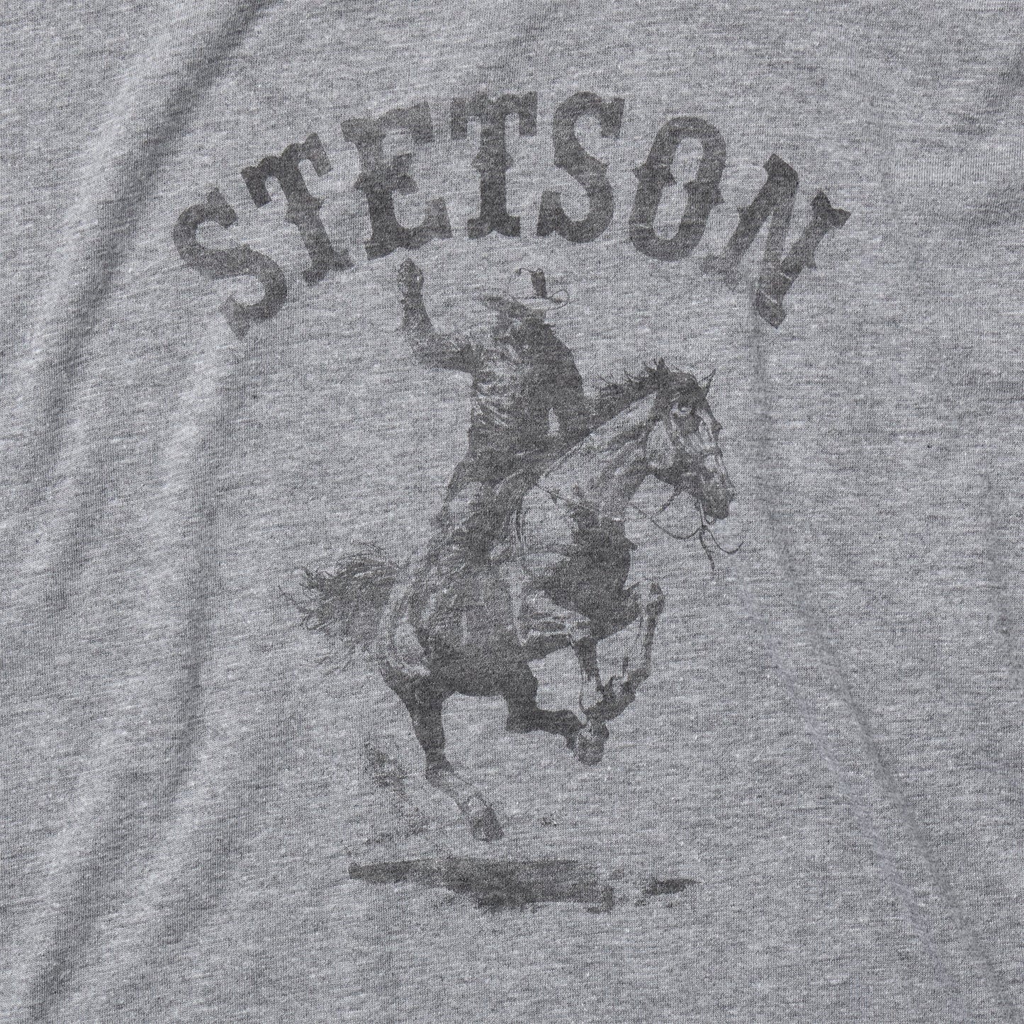 Bronco Rider Graphic Tee | Stetson Grey