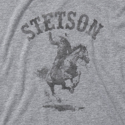 Bronco Rider Graphic Tee | Stetson Grey