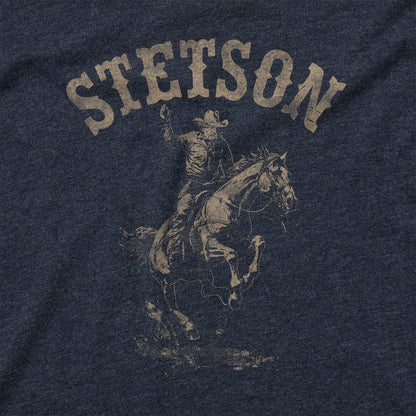Bronco Rider Graphic Tee | Stetson Blue