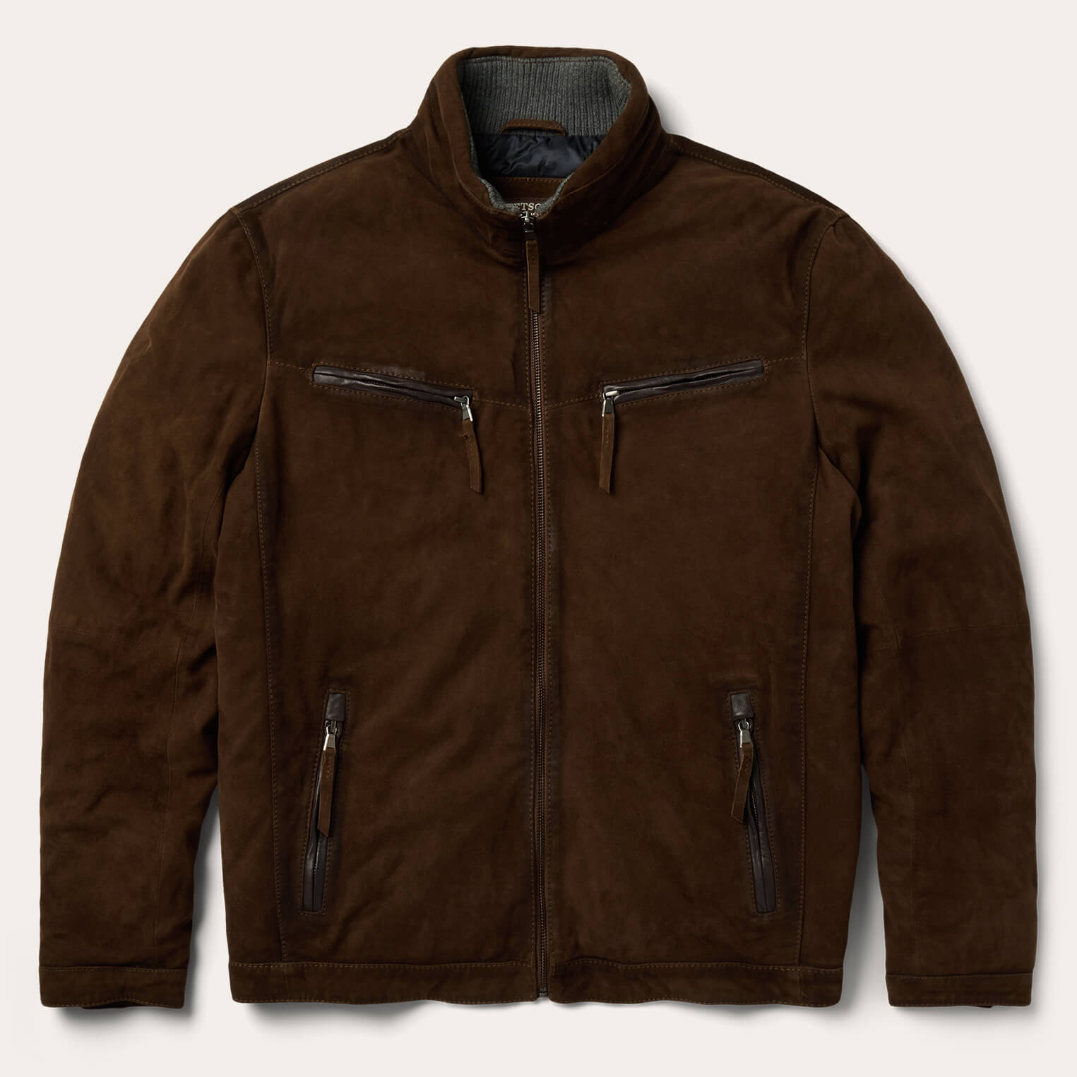 Suede Moto Jacket | Stetson Brown