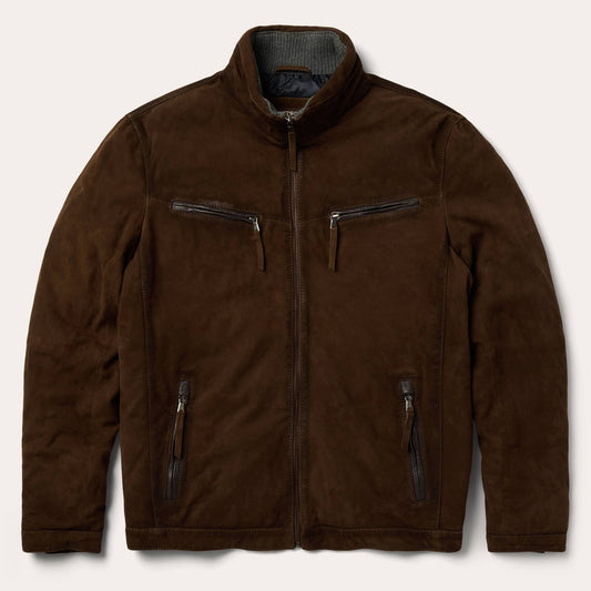 Suede Moto Jacket | Stetson Brown