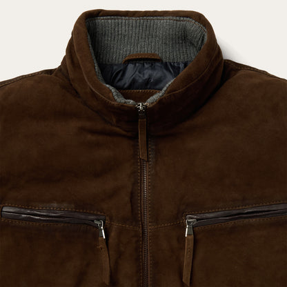 Suede Moto Jacket | Stetson Brown