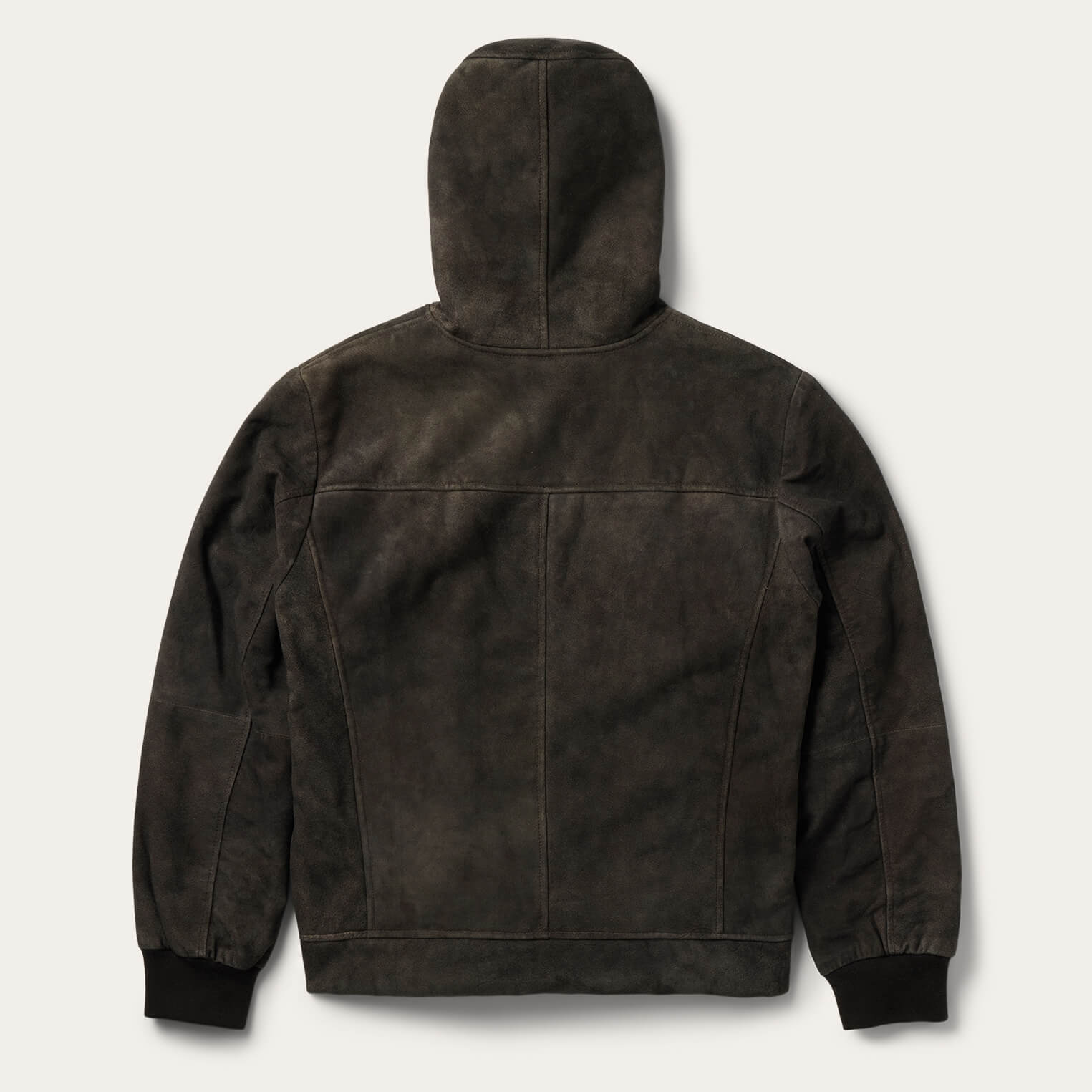 Suede Hooded Jacket | Stetson Brown