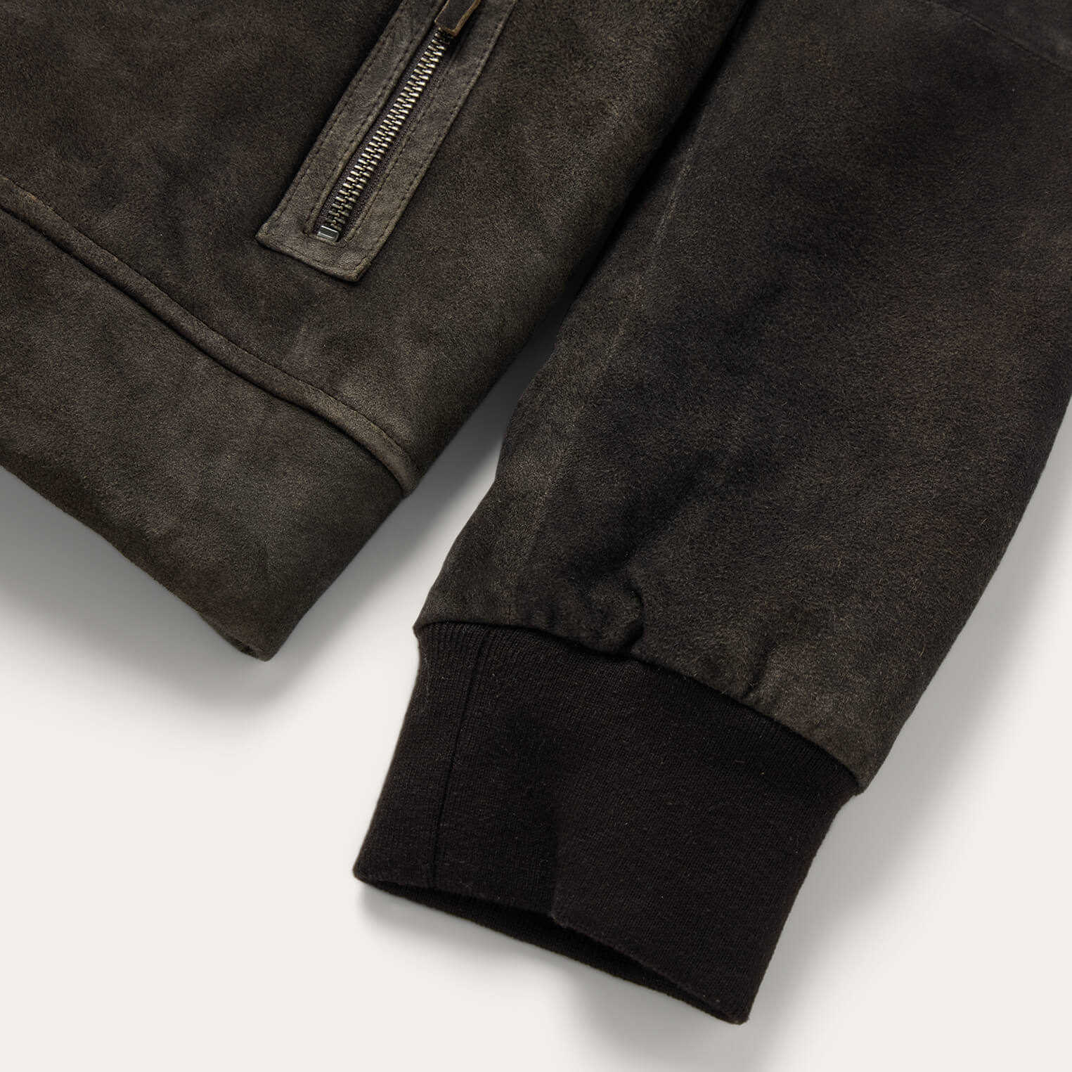 Suede Hooded Jacket | Stetson Brown