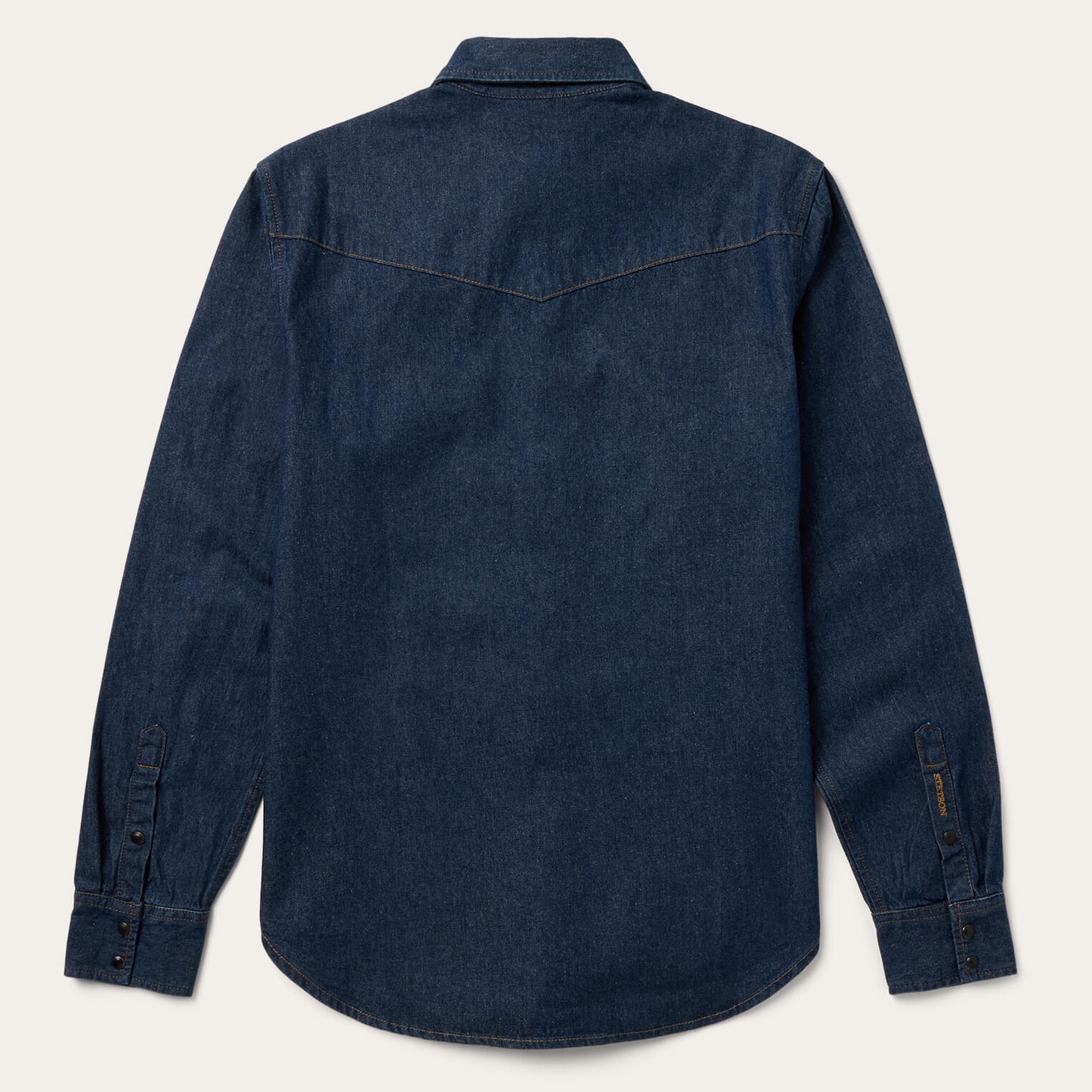 Boot Stitch Raw Denim Shirt | Stetson Blue