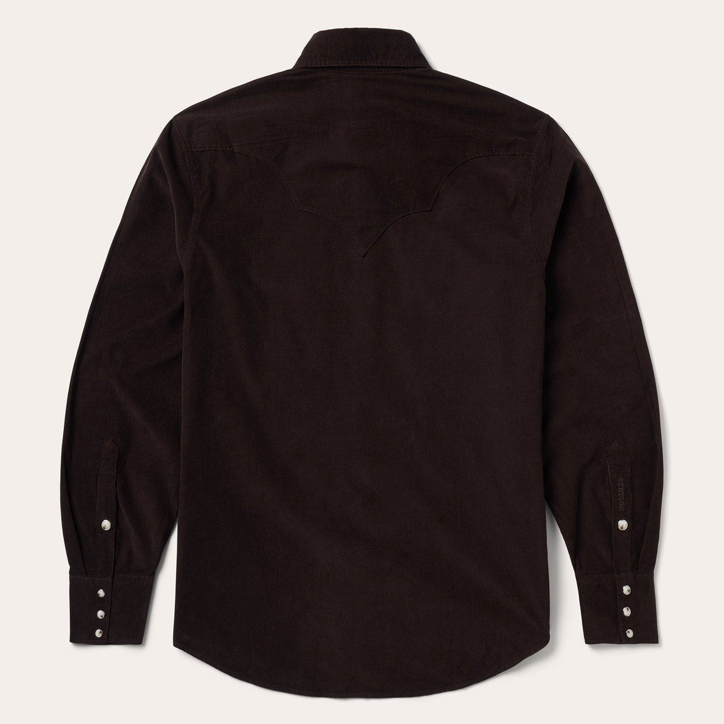 Corduroy Western Shirt | Stetson Brown