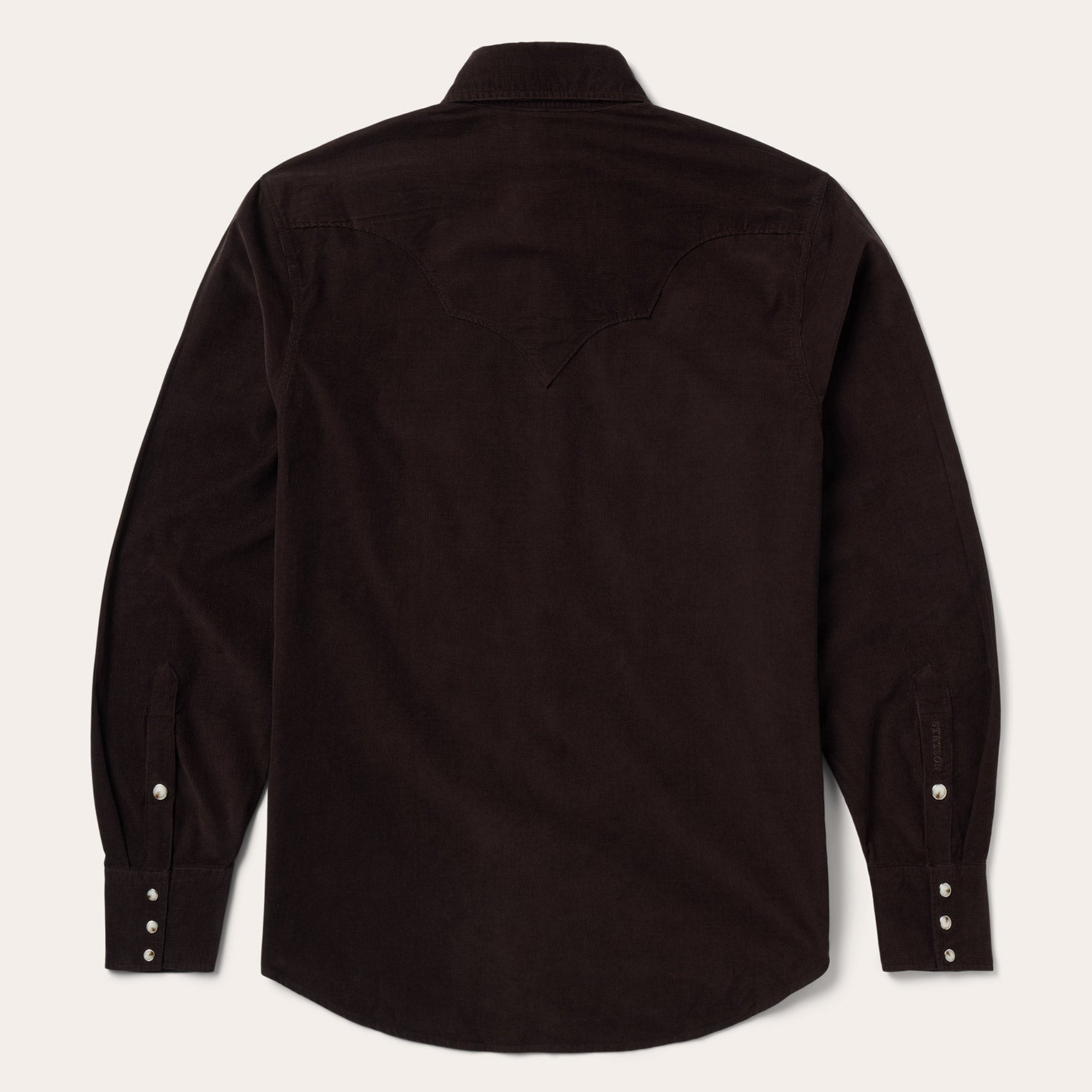 Corduroy Western Shirt | Stetson Brown