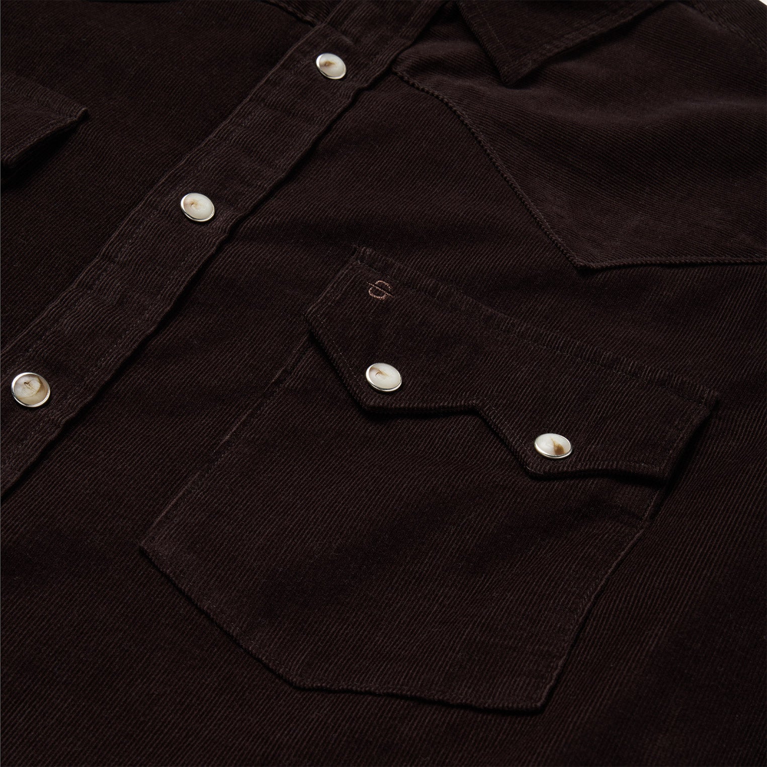 Corduroy Western Shirt | Stetson Brown