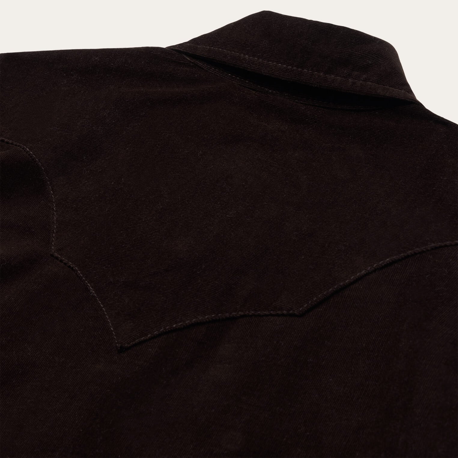 Corduroy Denim Western Shirt | Stetson Brown