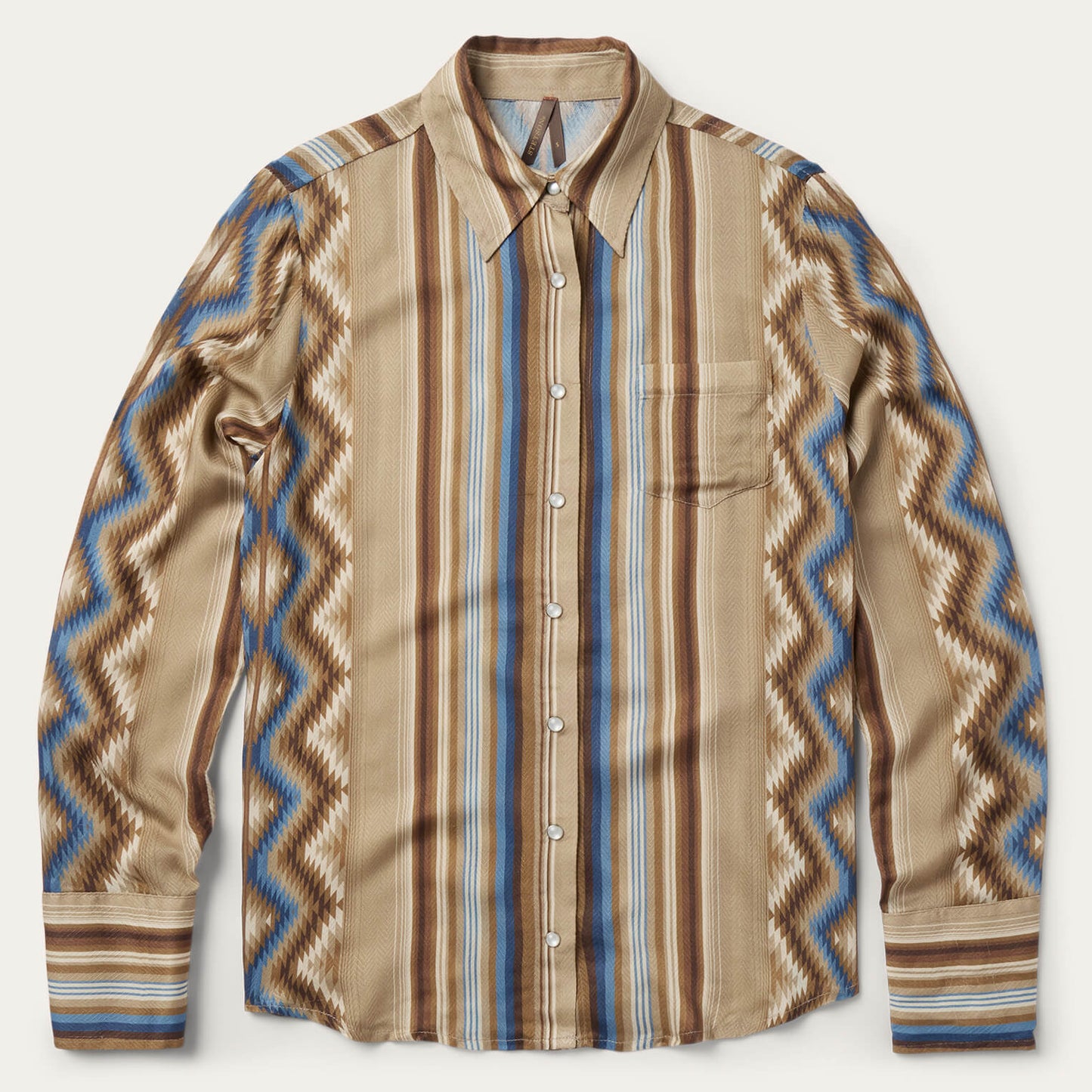 Sand Serape Print Shirt | Stetson Tan