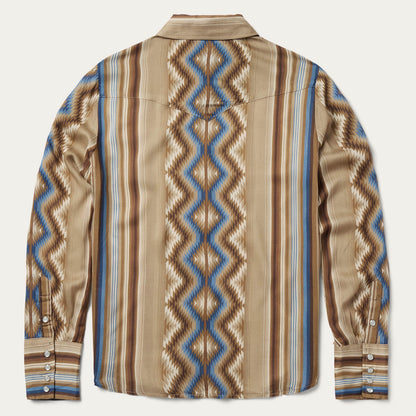 Sand Serape Print Shirt | Stetson Tan