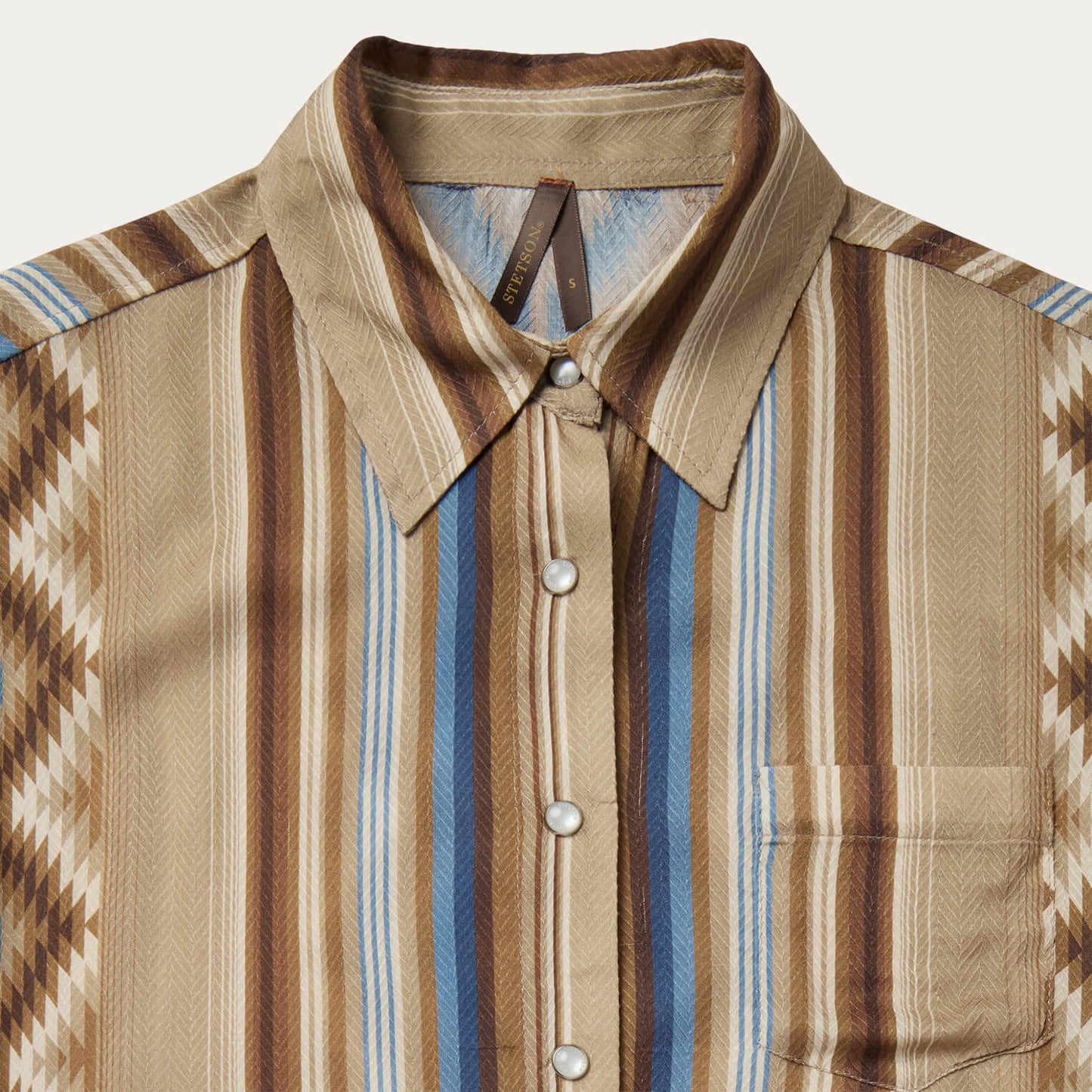 Sand Serape Print Shirt | Stetson Tan