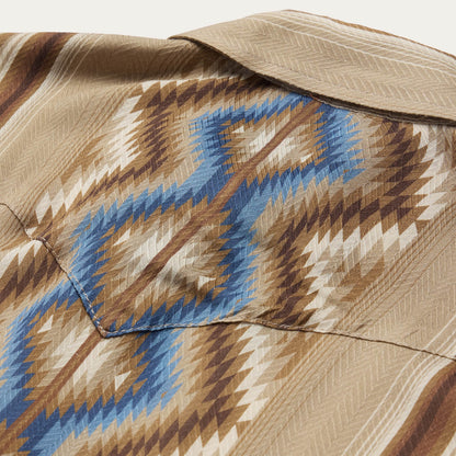 Sand Serape Print Shirt | Stetson Tan