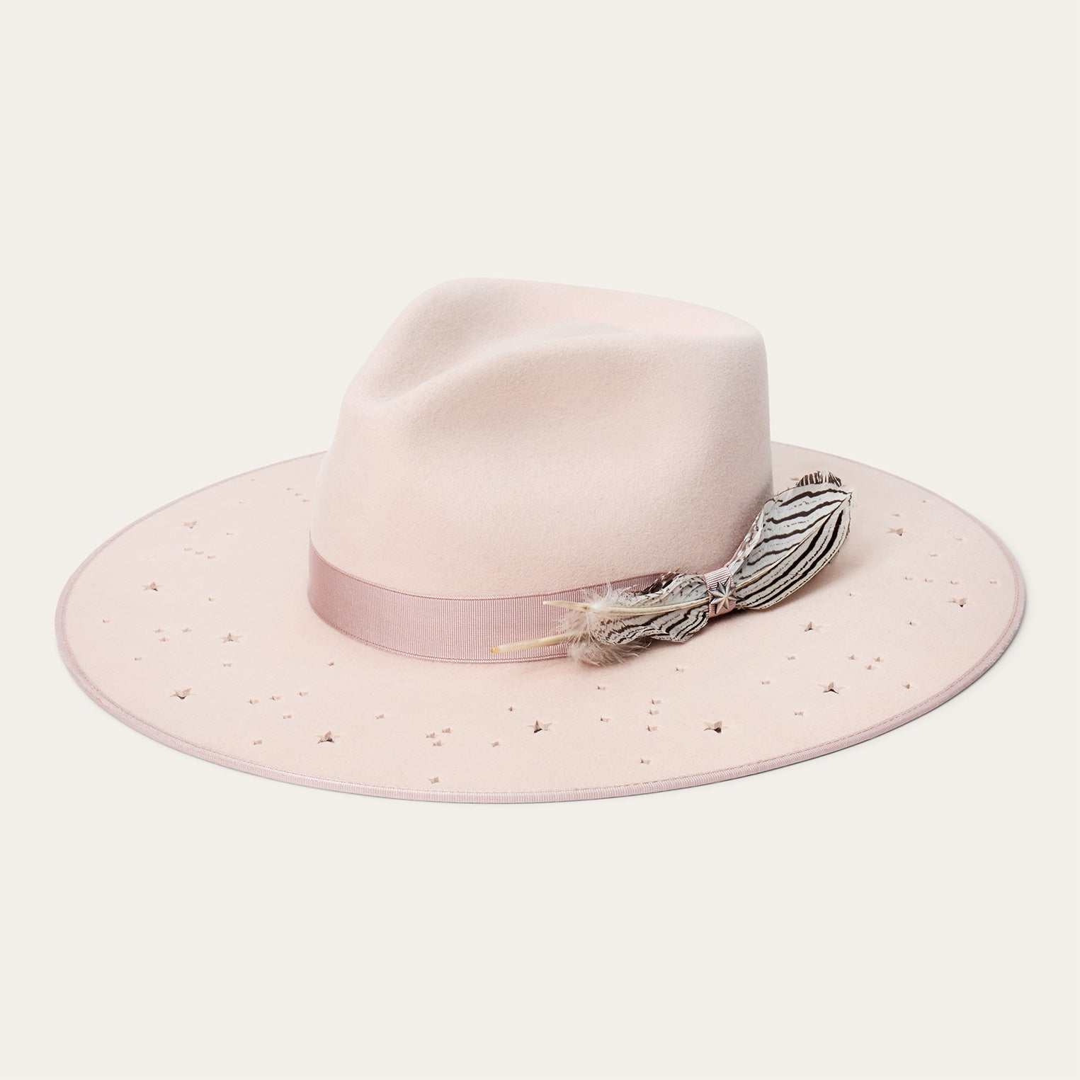 Night Sky Fedora | Stetson Powder Pink
