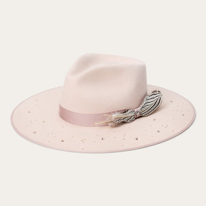 Night Sky Fedora | Stetson Powder Pink