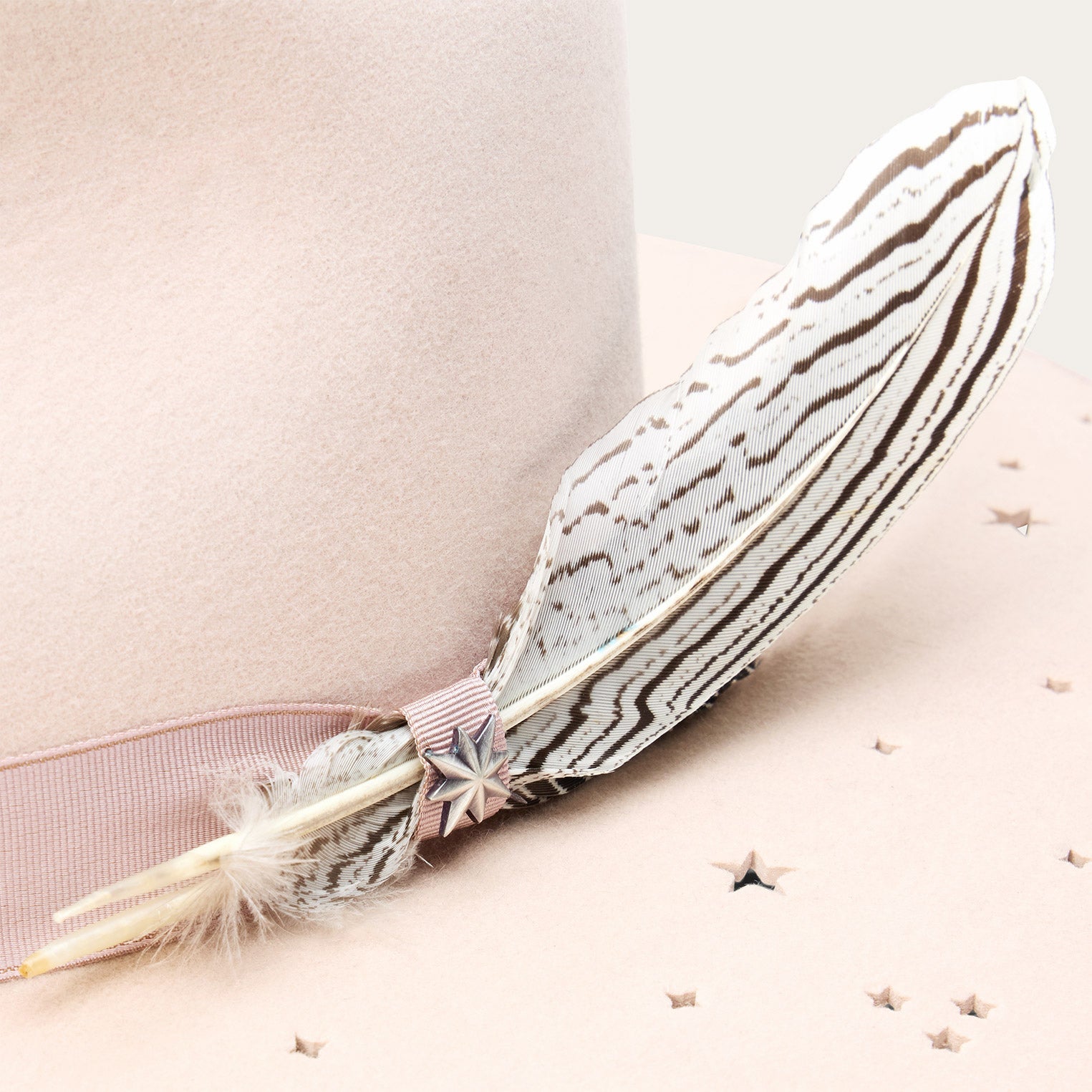 Night Sky Fedora | Stetson Powder Pink