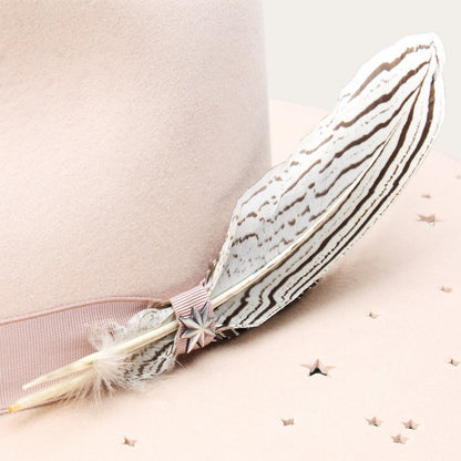 Night Sky Fedora | Stetson Powder Pink