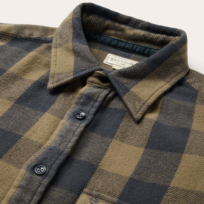 Buffalo Check Flannel Shirt | Stetson Brown