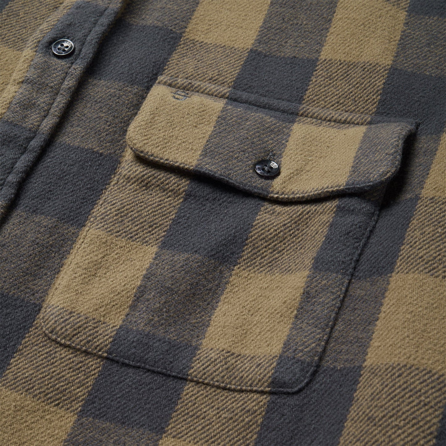 Buffalo Check Flannel Shirt | Stetson Brown