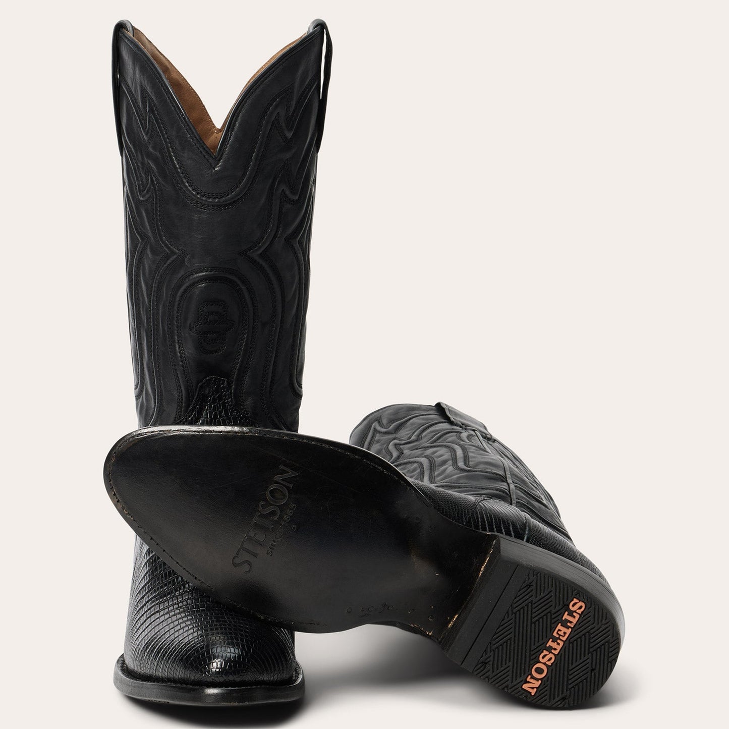 Wayne Teju Boots | Stetson Black
