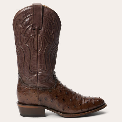 Chisholm Ostrich Boots | Stetson Tobacco