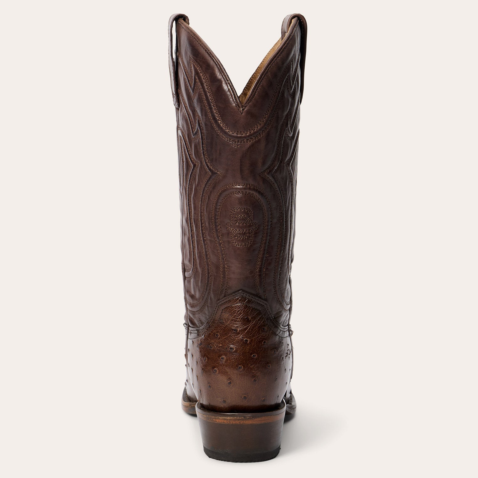 Chisholm Ostrich Boots | Stetson Tobacco