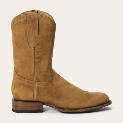 Cash Zip Roper | Stetson Tan Suede