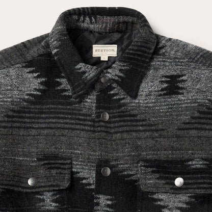 Southwestern Flannel Jacket | Stetson Black